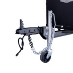 Hitch & Wheel Jack on Meadow Creek BBQ96 Chicken Cooker