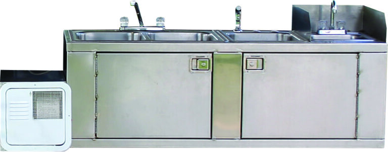 Meadow Creek 4-Bowl Cleanup Sink (Trailer Mounted)