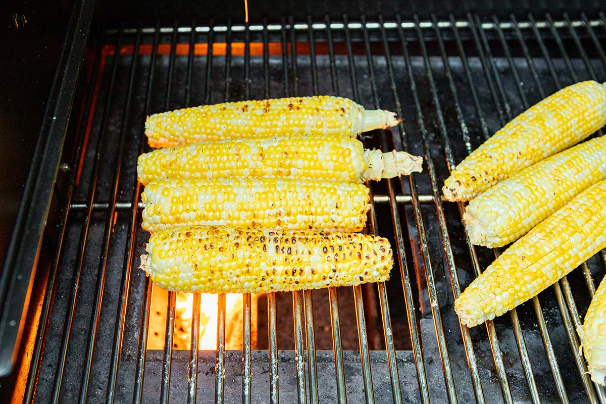 Smoked Meatloaf, Corn on the Cob, and Potatoes on the Yoder Pellet Smoker