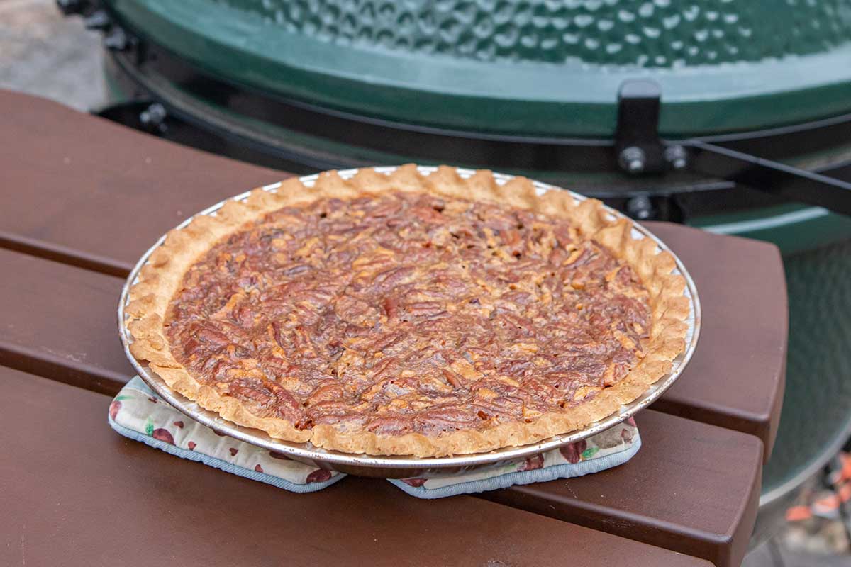 My Grandma’s Pecan Pie in a Big Green Egg