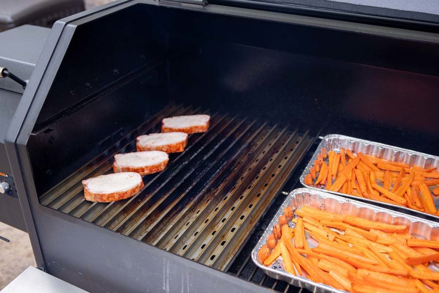 Smoked Pork Loin Recipe and Grilled Chops on Yoder Pellet Smoker