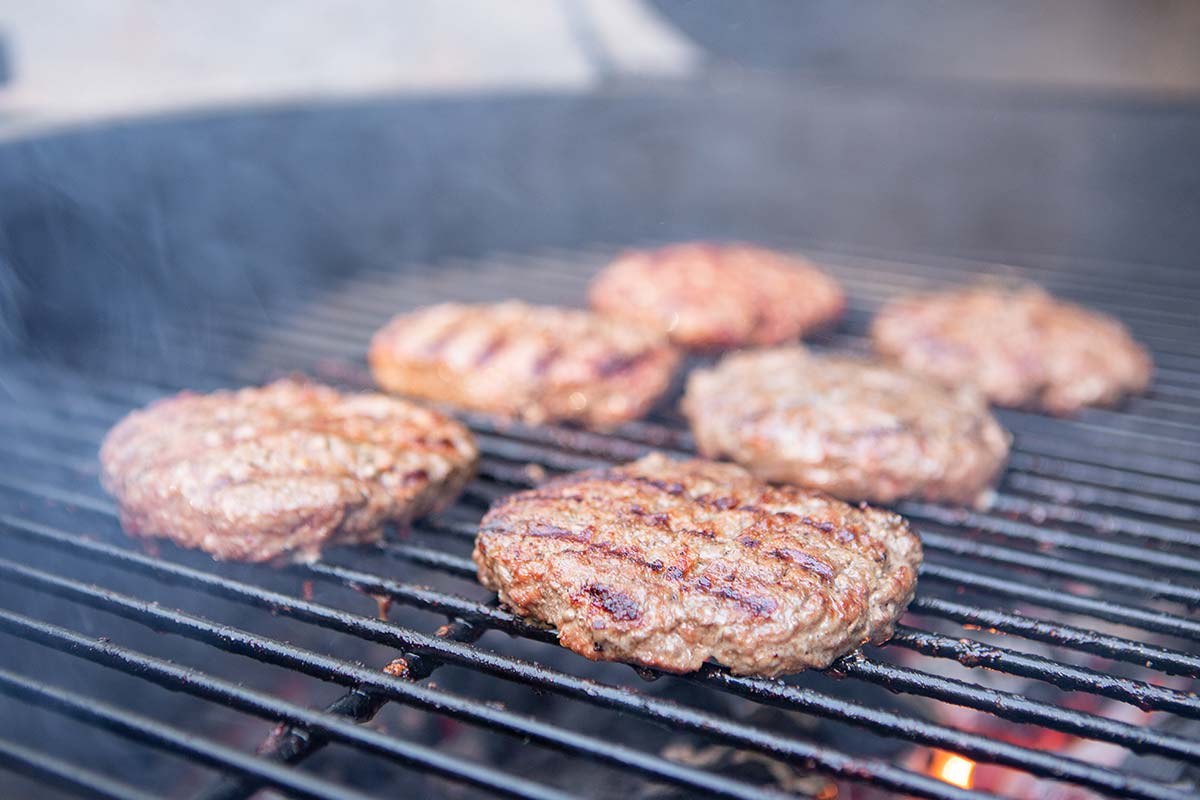 Grilling Burgers