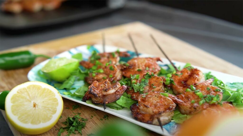 Jim Elser’s Spicy Shrimp Skewers Recipe