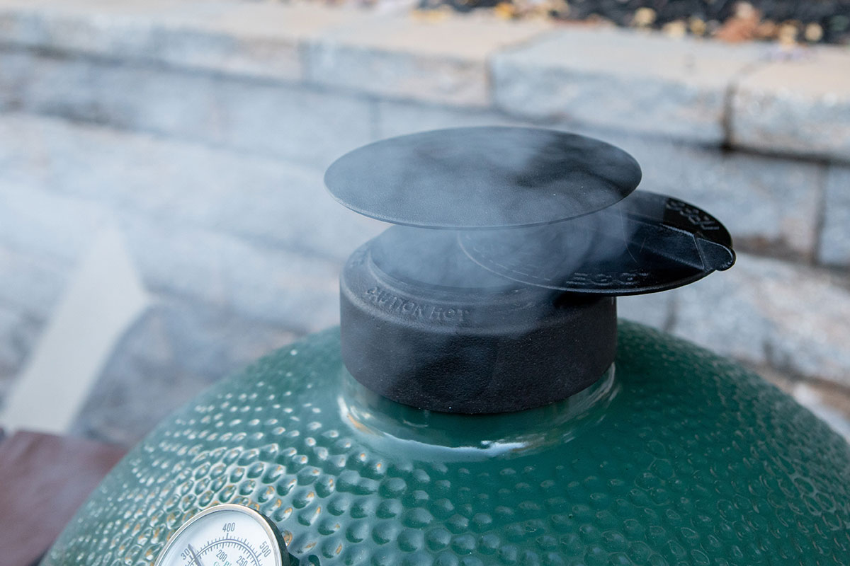 Bacon-Wrapped Apple-Stuffed Tenderloin on the Big Green Egg