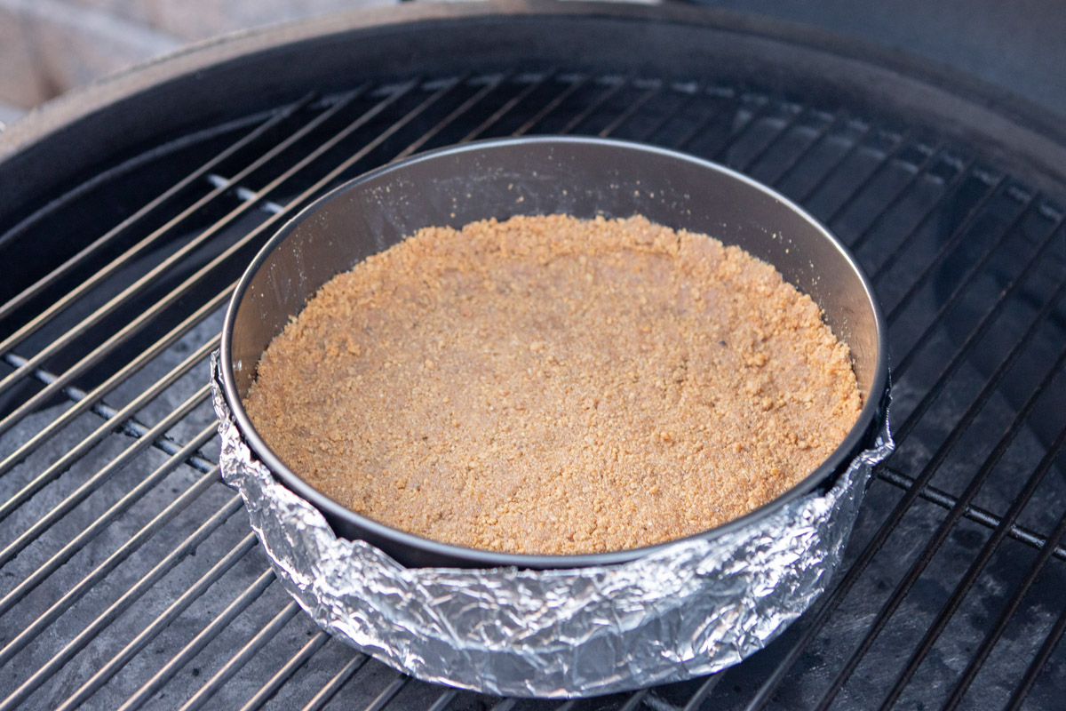 Pumpkin Cheesecake Recipe on the Big Green Egg