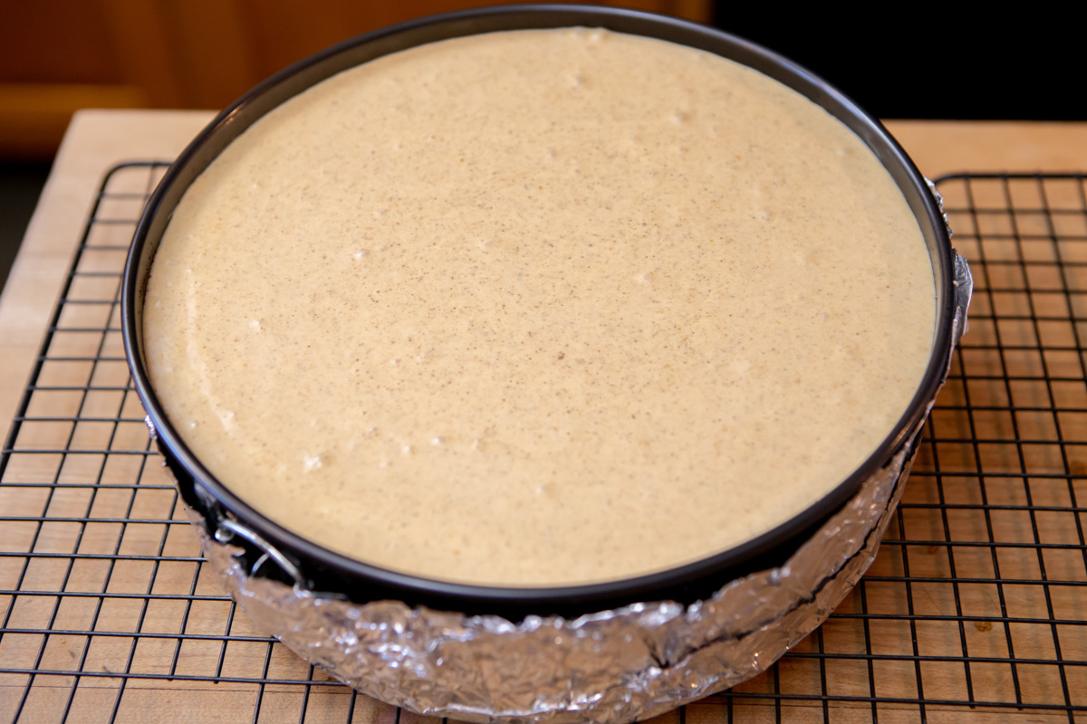 Pumpkin Cheesecake Recipe on the Big Green Egg