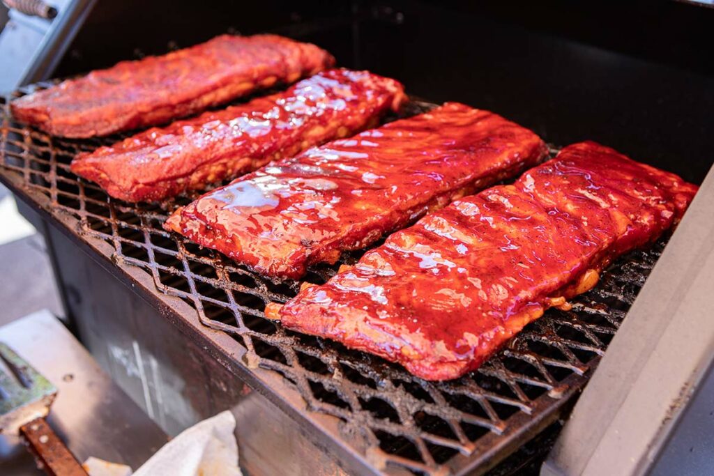 St. Louis Ribs With Whomp! Maple Bourbon Glaze