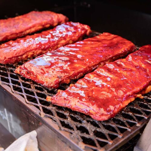 St. Louis Ribs With Whomp! Maple Bourbon Glaze