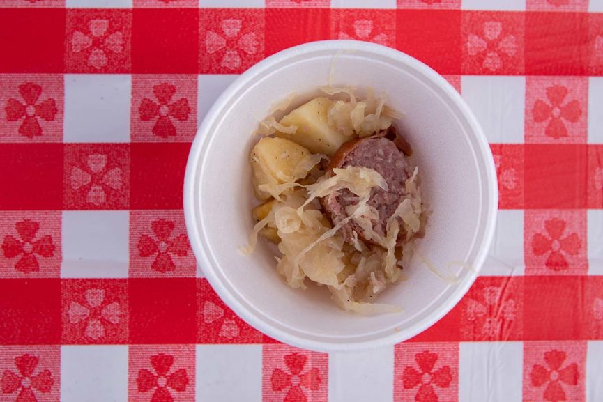 2021 Eggfest - Sauerkraut Sausage Potatoes