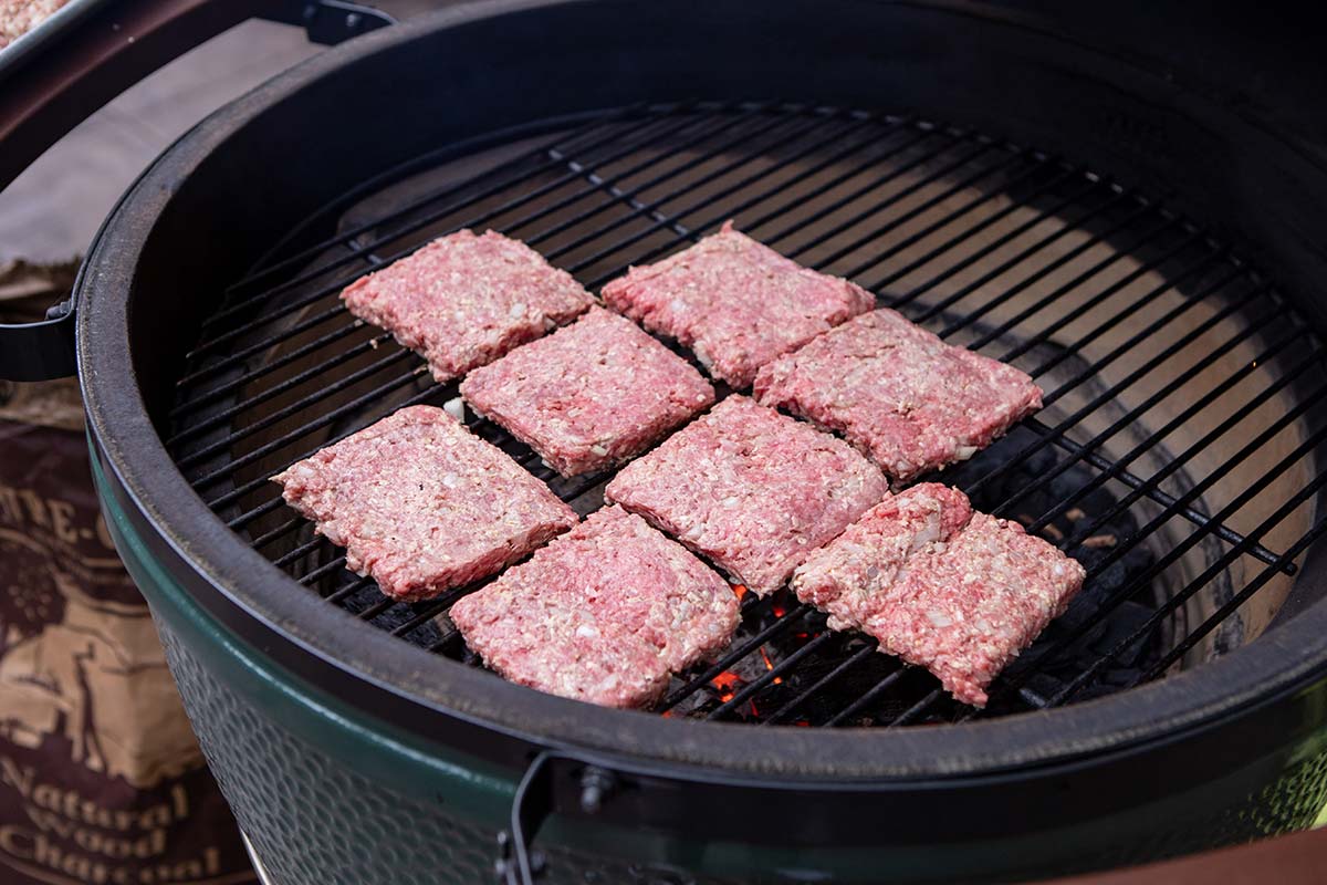 Grilled Poor Man’s (Salisbury) Steak on the Big Green Egg