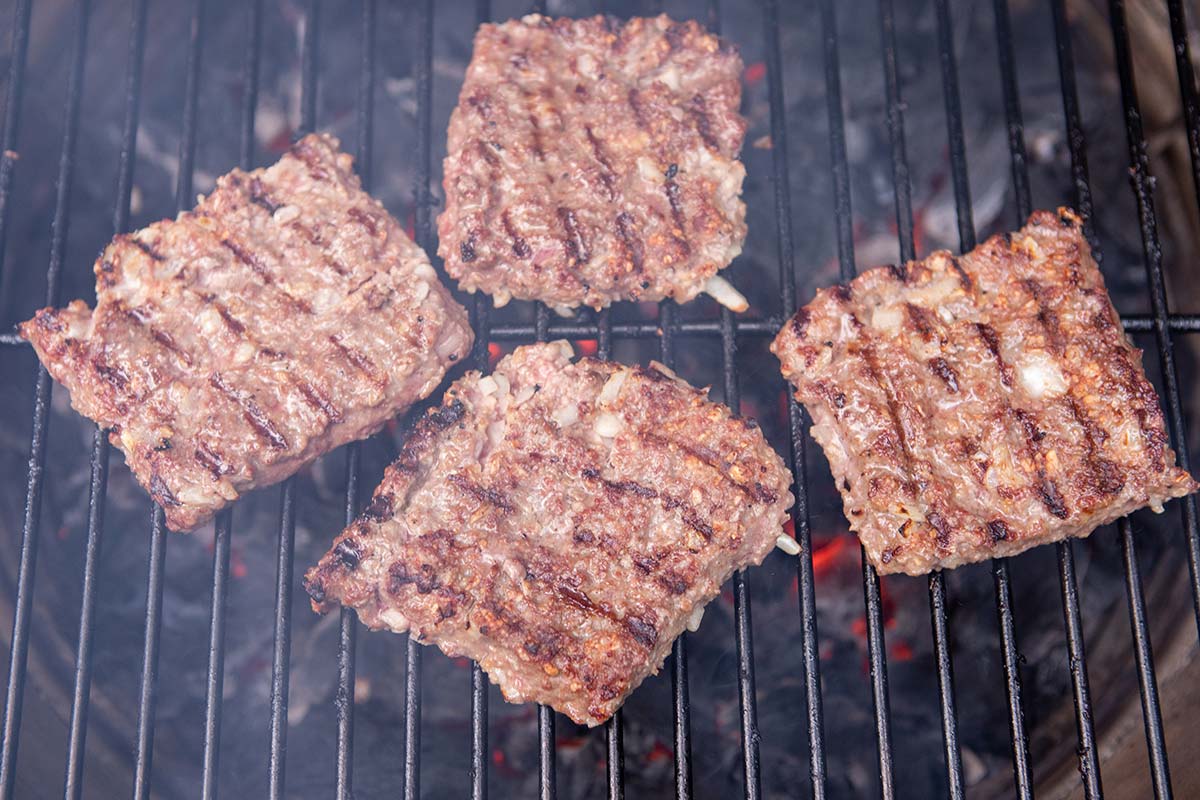 Grilled Poor Man’s (Salisbury) Steak on the Big Green Egg