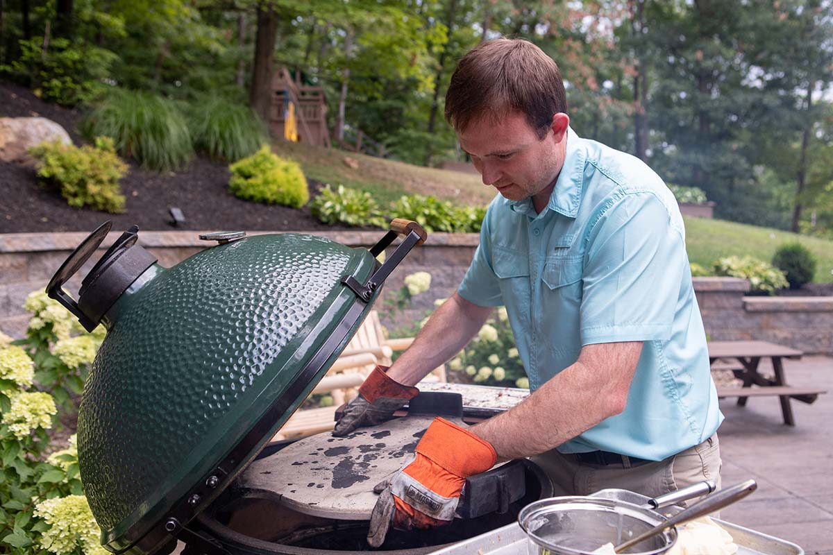 Grilled Poor Man’s (Salisbury) Steak on the Big Green Egg