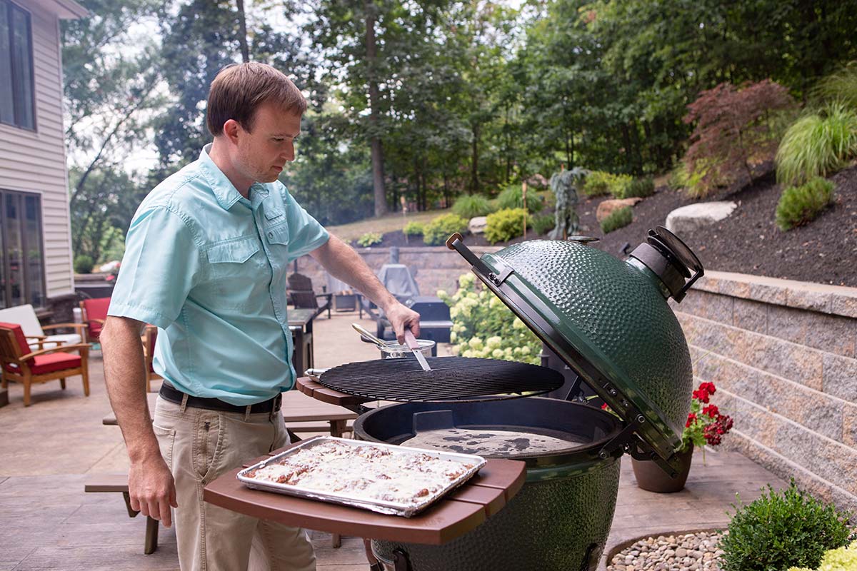 Grilled Poor Man’s (Salisbury) Steak on the Big Green Egg