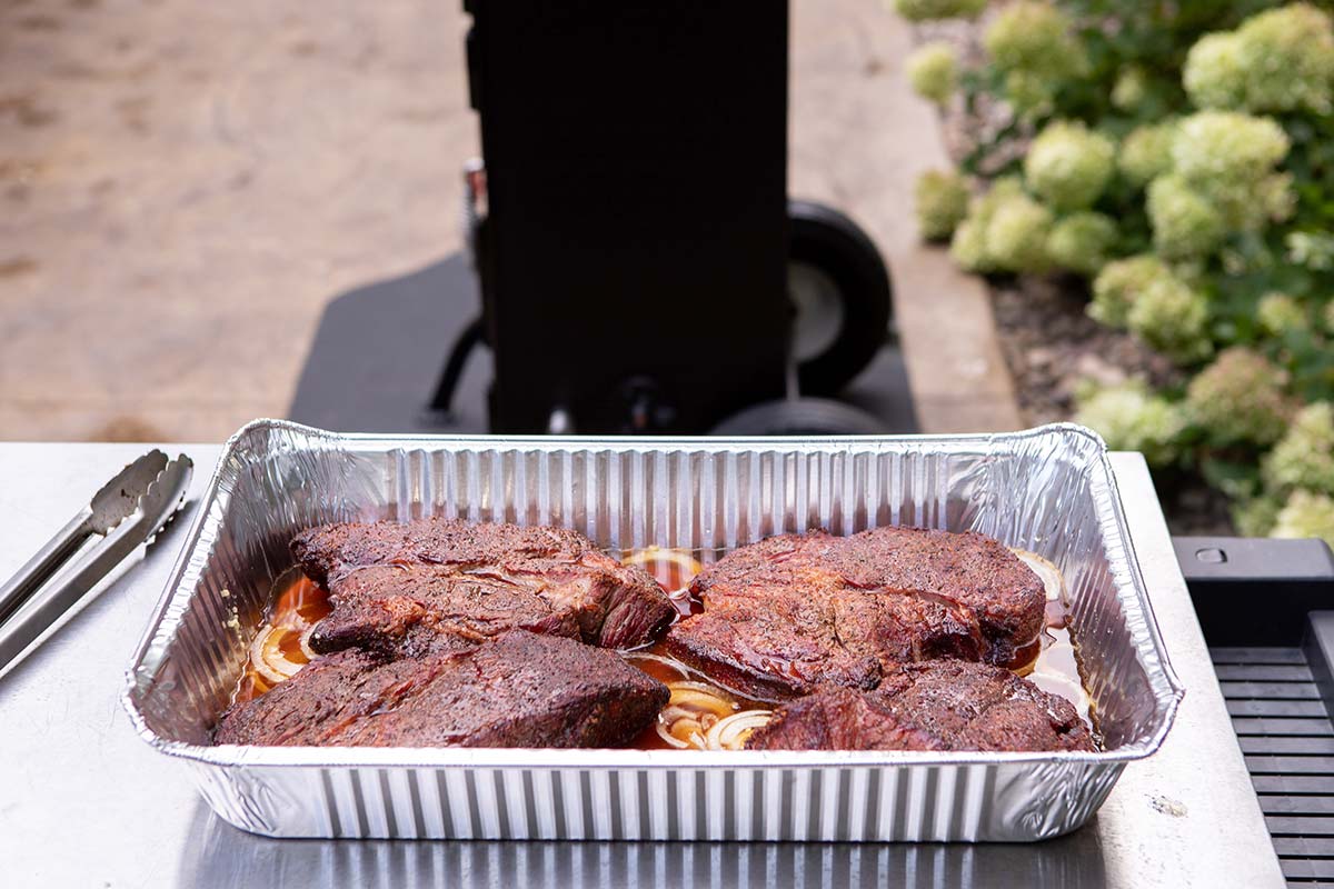 Smoked Beef Chuck Roast Tacos on the Gateway Drum Smoker