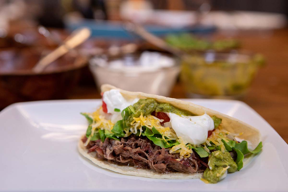 Smoked Beef Chuck Roast Tacos on the Gateway Drum Smoker