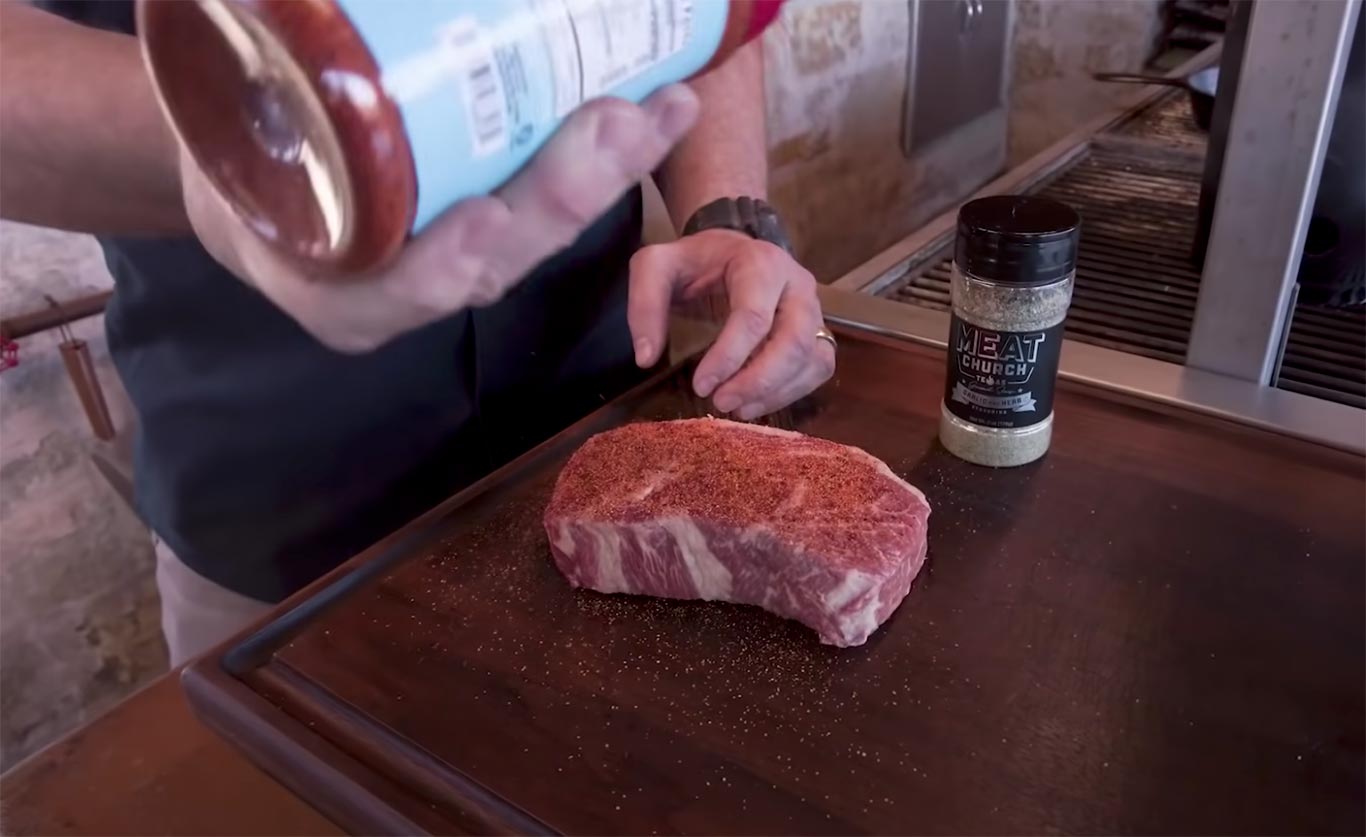 Seasoning Live Fire Steak