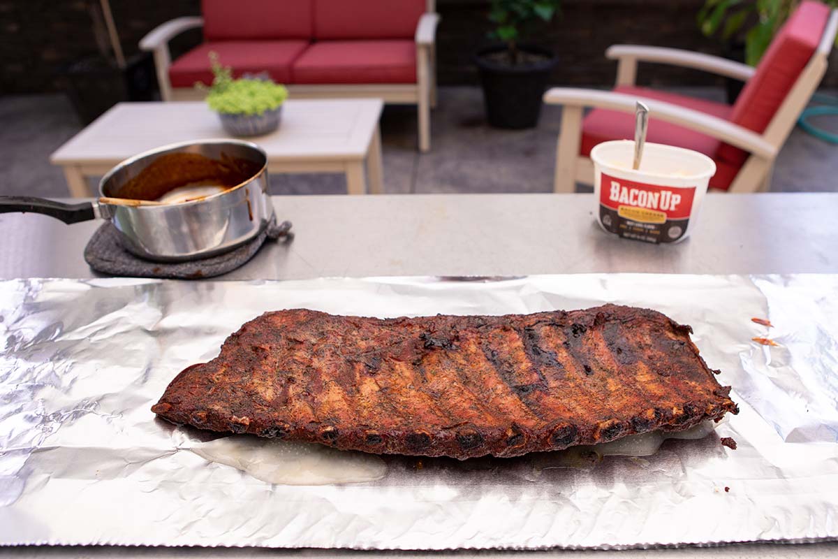 Ribs on Foil