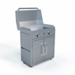 Le Griddle Freestanding Cart for "The Ranch Hand" 2-Burner Gas Griddles