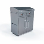 Le Griddle Freestanding Cart for "The Ranch Hand" 2-Burner Gas Griddles