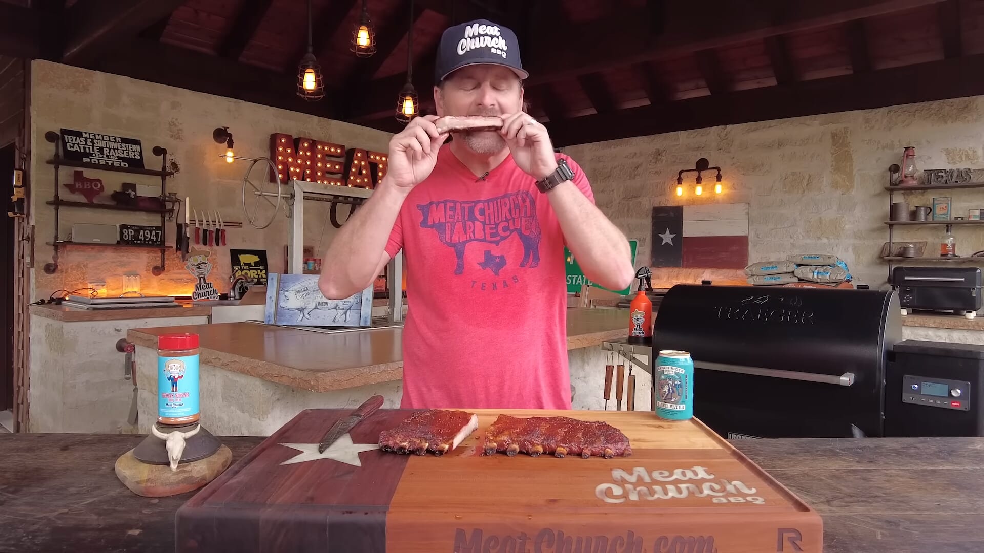 Eating Texas Sugar Dry Rub Ribs