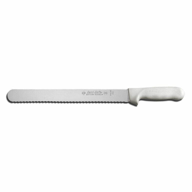 Dexter Russell Sani-Safe 12" Scalloped Slicer Knife