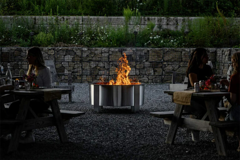 Breeo X Series 42 Smokeless Fire Pit Stainless Steel