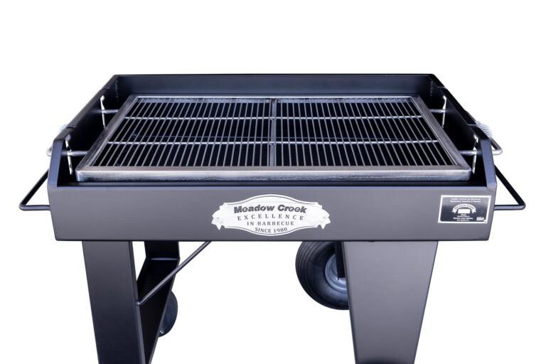 Height Adjustable Stainless Steel Grate on BBQ36 Flat Top Grill