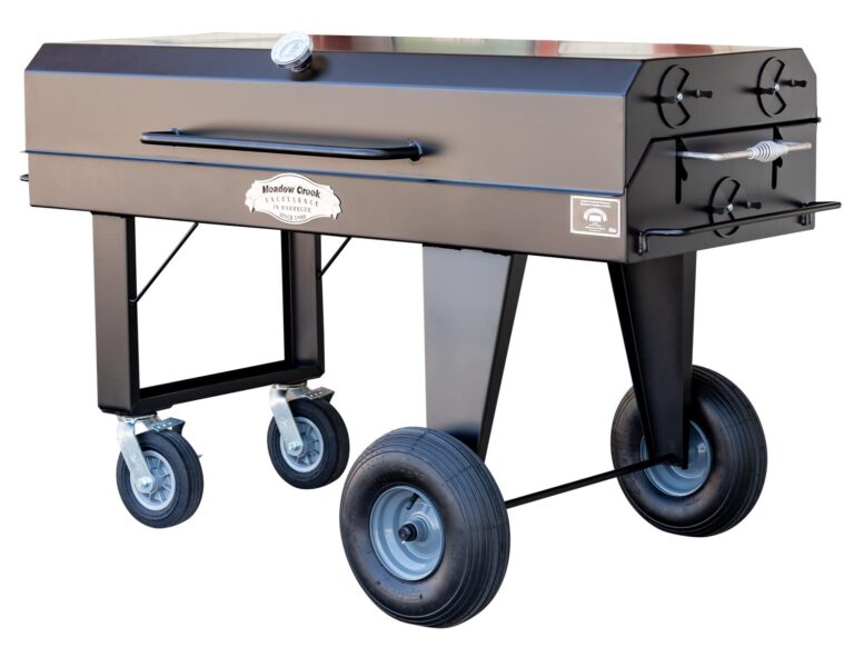 Meadow Creek BBQ60 Flat Top Grill With Optional Lid