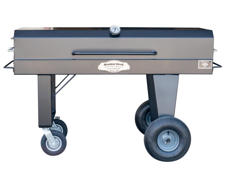 Meadow Creek BBQ60 Flat Top Grill With Optional Lid