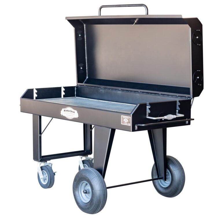 Meadow Creek BBQ60 Flat Top Grill With Optional Lid