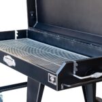 Height Adjustable Stainless Steel Grate on Meadow Creek BBQ60 Flat Top Grill