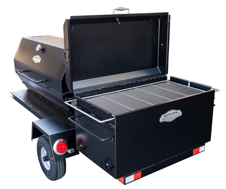 Optional Flat Grate on Caterer's Delight Trailer