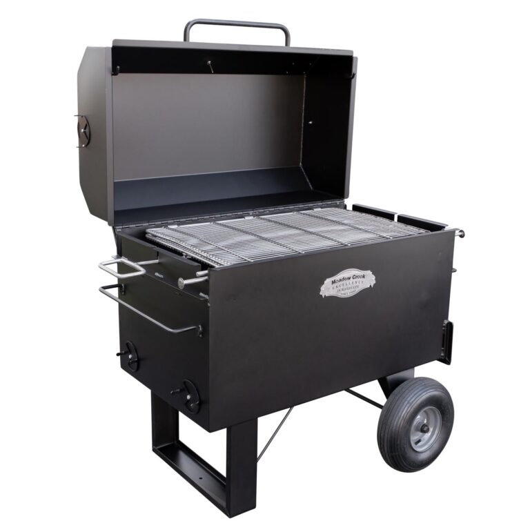 Meadow Creek COMBI42 Grill With Pivoting Stainless Steel Grate