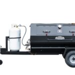 Meadow Creek PR60GT Pig Roaster With Optional Doors in Lid and Propane Tank