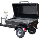 Meadow Creek PR60GT Pig Roaster With Optional Propane Tank and Doors in Lid