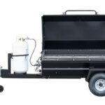 Meadow Creek PR60GT Pig Roaster With Optional Propane Tank and Doors in Lid