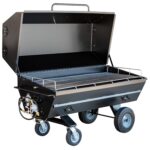 Meadow Creek PR60G Pig Roaster With Optional 8 Inch Casters on S