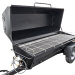 Stainless Steel Grate on Meadow Creek PR72GT Gas Pig Roaster Trailer