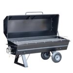 Meadow Creek PR72G Gas Pig Roaster With Optional Doors in Lid