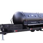 Meadow Creek TS1000 Tank Smoker With Optional Stainless Steel Exterior Shelves and Probe Ports