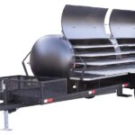 Meadow Creek TS1000 Tank Smoker With Optional Stainless Steel Exterior Shelves and Probe Ports