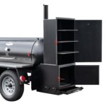 Warming Box and Firebox on TS250 With Optional Insulated Firebox and Stainless Steel Exterior Shelves