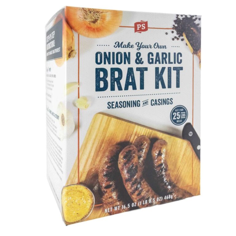 PS Seasoning Onion & Garlic Bratwurst Sausage Kit