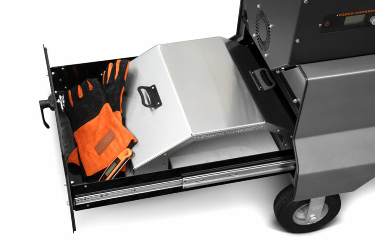 Competition Cart with Storage Drawer for the Yoder Smokers YS640S Competition Pellet Cooker