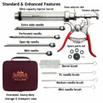SpitJack PULSE Pistol Grip Meat Injector Kit With Deluxe Case & Four Needles
