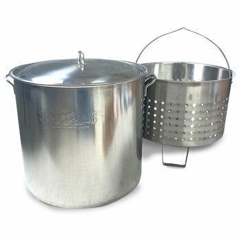 Bayou Classic Stainless Stockpot With Basket