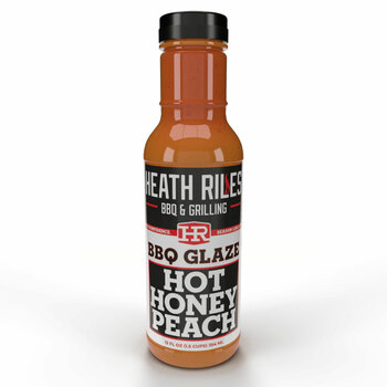 Heath Riles Hot Honey Peach BBQ Glaze