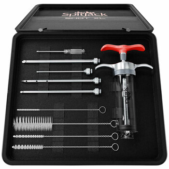 SpitJack SHOT XL Meat Injector Kit With Deluxe Case & Four Needles